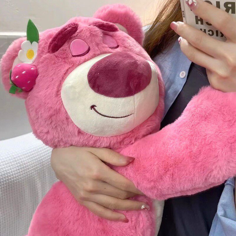 草莓熊公仔超大号趴趴熊毛绒玩具玩偶睡觉抱枕靠娃娃生日礼物女生