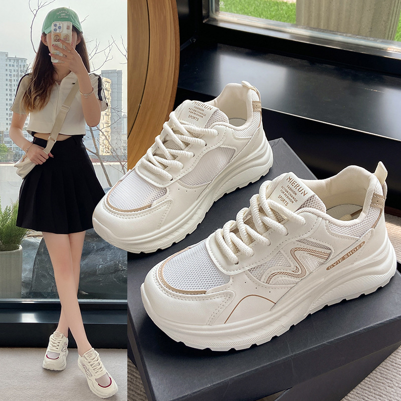 厚底轻便老爹鞋25新款夏季网面时尚休闲运动鞋不累脚百搭跑步鞋