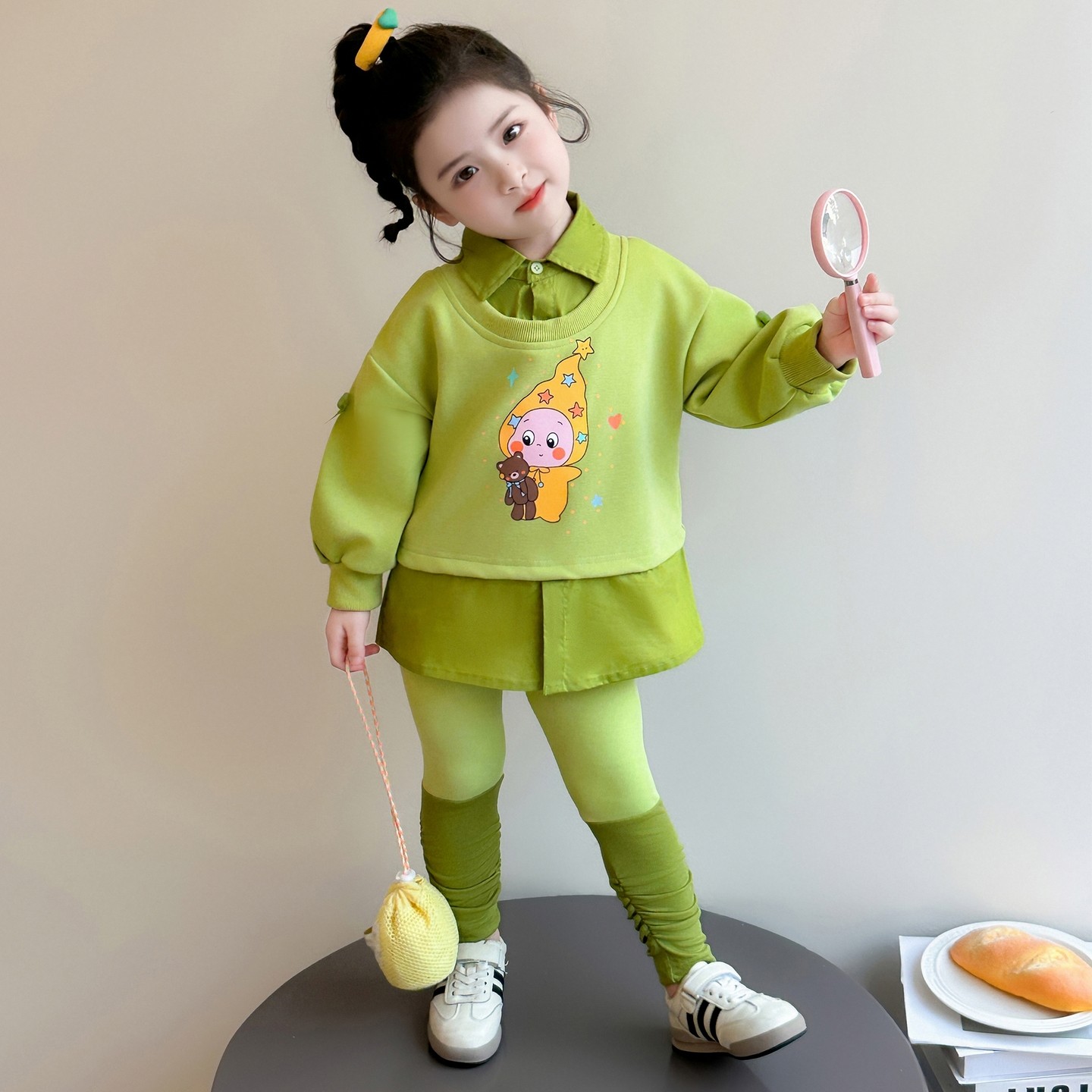 女童卫衣套装春季2026新款洋气儿童超好看春秋装打底裤休闲两件套,童装/婴儿装/亲子装,套装,淘宝优惠券,粉丝福利购,淘宝优惠卷