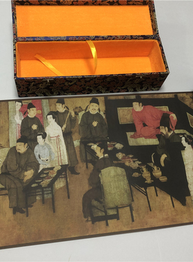 南唐 顾闳中 韩熙载夜宴图 名家字画国画真迹高清微喷复制装饰画