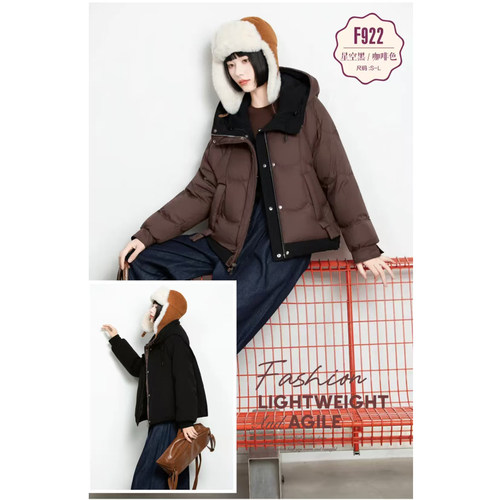 2025新款F922羽绒服半九成品
