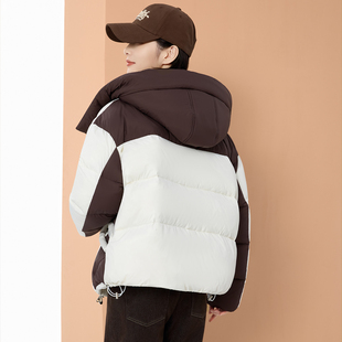 翻新定做女士短款羽绒服半成品来料加工定制纸板样专业电脑制版