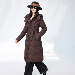 翻新定做女士长款羽绒服半成品来料加工定制纸板样专业电脑制版