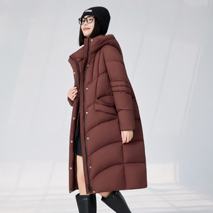 翻新定做女士长款羽绒服半成品来料加工定制纸板样专业电脑制版