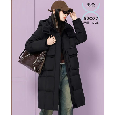 2025新款52077羽绒服半九成品