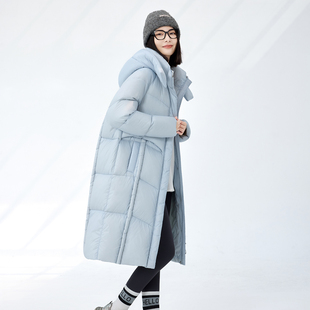 翻新定做女士长款羽绒服半成品来料加工定制纸板样专业电脑制版