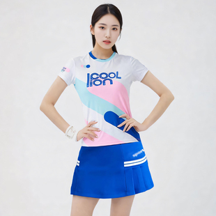 羽毛球服女2024新款专业高颜值夏季速干运动套装定制训练短裤上衣