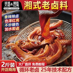 湖湘大师湘式老卤料商用香辣热卤鸭脖猪蹄牛肉卤汁卤菜秘制配方