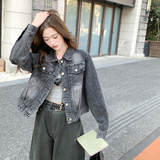 新款现货牛仔上衣F618P150K248，女装短外套，2C082