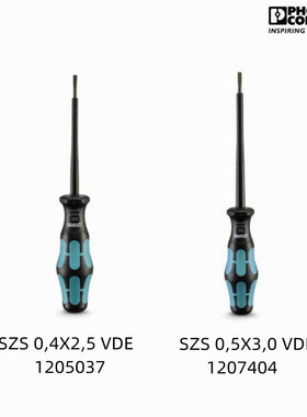 菲尼克斯螺丝刀SZS0.4X2.5VDE 1205037一字SZS0.5X3.0VDE 1207404