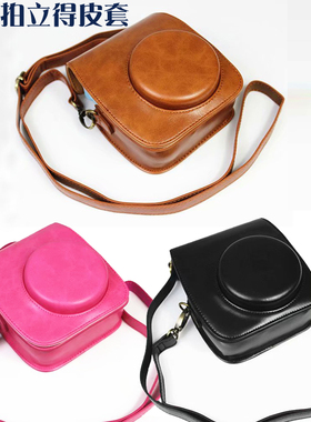 富士 MINI40 MINI99 SQ6相机包 拍立得 MINI 12 instax 保护套 MINI 11 EVO皮套 LiPlay相机套复古专用单肩包