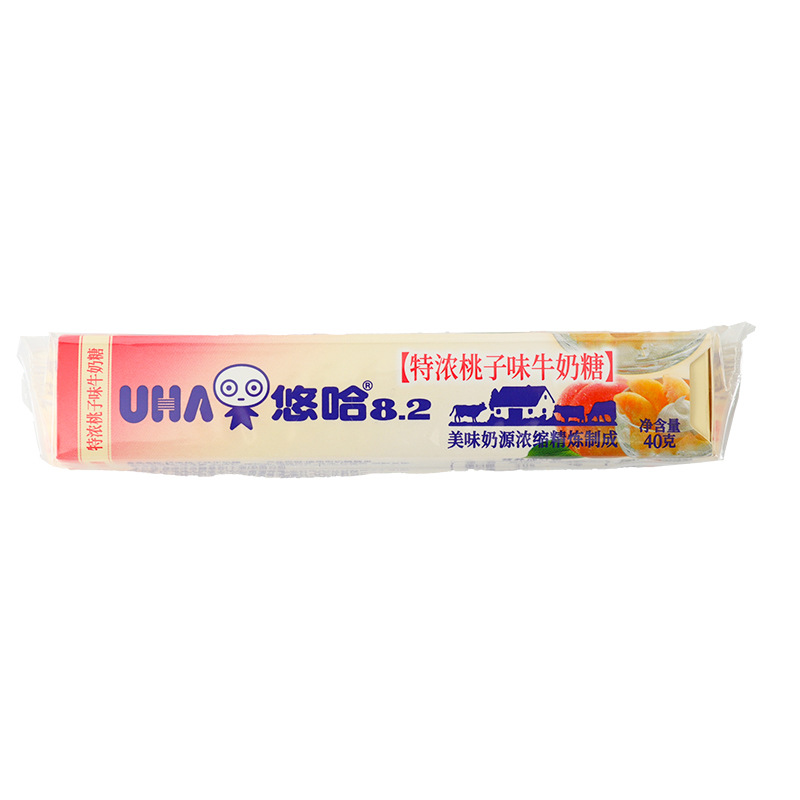 UHA悠哈味觉糖8.2抹茶草莓味牛奶