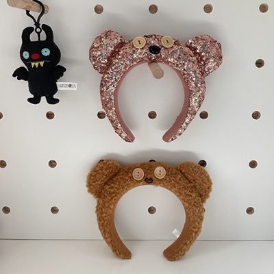 小熊发箍甜美头箍拍照发卡头饰