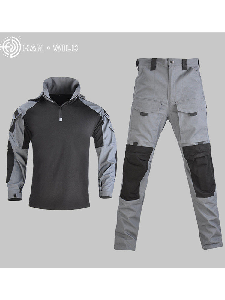 军迷G3作战蛙服战术套装男户外特种兵作训服野战服GEN3灰