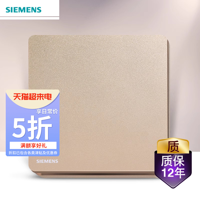 SIEMENS/西门子一开双控开关