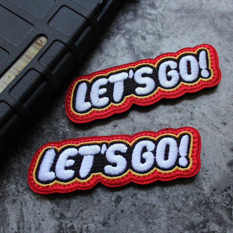 刺绣魔术贴臂章个性创意士气章