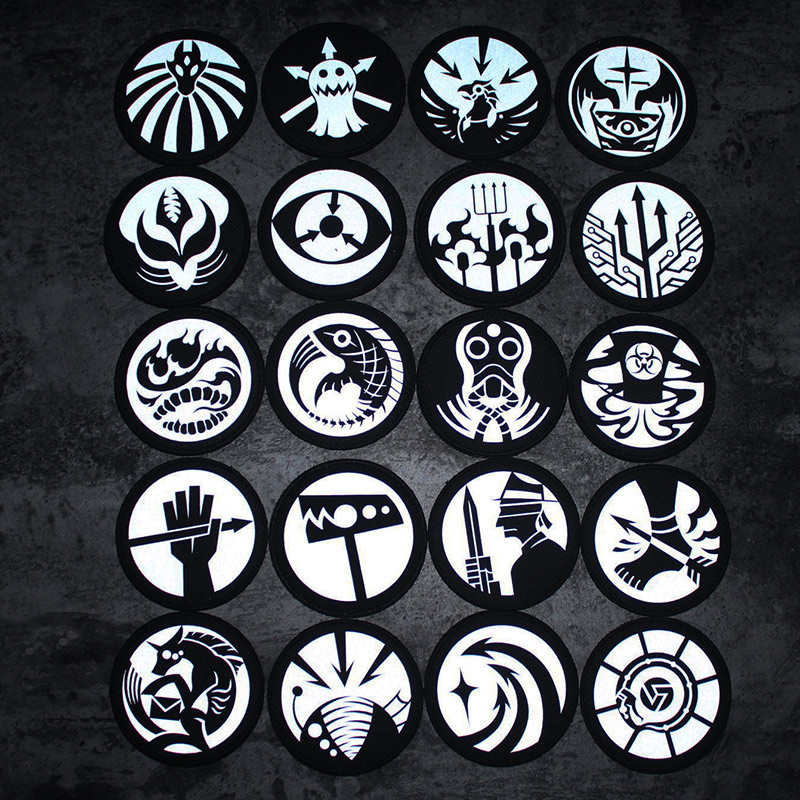 scp基金会机动特遣队标志士气补丁高亮反光魔术贴臂章衣帽背包贴