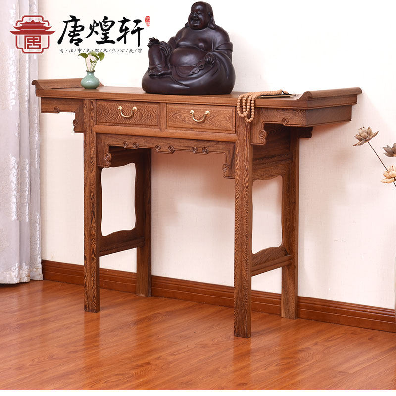 紅木家具雞翅木條案供桌仿古案台中式供台實木神台香案佛桌翹頭案在類目 住宅傢俱, 桌類, 供桌中 - 來自Buy2taobao.com提供專業的淘寶代購服務