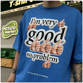 very good打工人拒绝内耗小众趣味男女款 2024原创I 情侣短袖 T恤