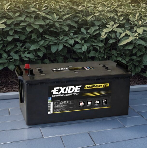 EXIDE ES2400 蓄电池（电瓶）DNV挪威船级社 认证 原装 进口 包邮 - 实物图