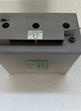 HOPPECKE荷贝克蓄电池Power.comSB6V185AH 工程清洁设备 升降平台