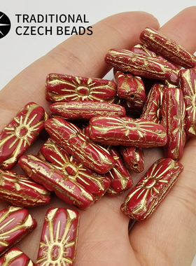 进口宝仕奥莎捷克珠20x8蜘蛛长牌