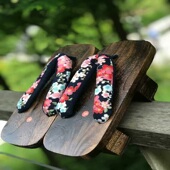 道具送二指袜 包邮 厂家直销 COSPLAY 木屐女士二齿木屐日式 人字拖