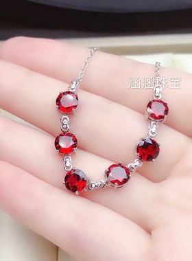 圆形玉石日韩风礼物手链