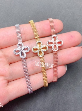 s925银饰品手链空托水滴形3*5mm代镶碧玺 橄榄石 托帕石 时尚百搭