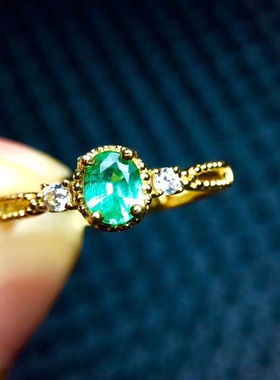 纯银玫瑰金活口主石戒指空托