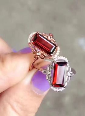 925纯银活圈戒指空托戒指空托