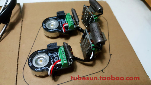 全铜吉他电位器升级提拉切单线路