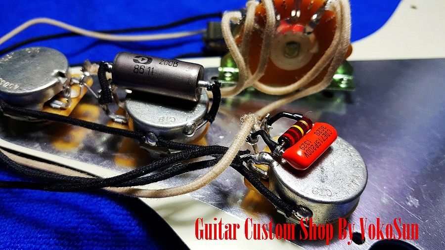 芬达 ST线路升级 油浸电容 CTS电位器 芬达镀银线 高频补偿电路