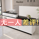 收银台店铺小型吧台桌柜美容院理发店服装 店办公前台台球室接待台