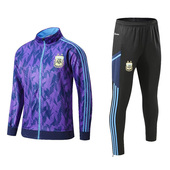 男开衫 运动服足球服训练服套装 外套球服球衣比赛队服 套装 立领长袖