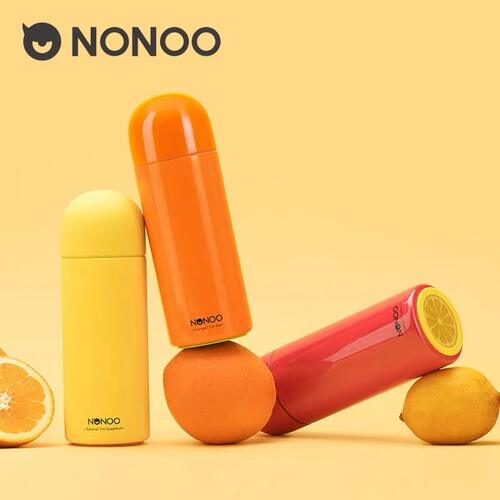 nonoo保温杯不锈钢学生可爱杯子