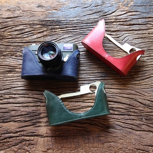 cam-in 适用Leica M 徕卡相机牛皮真皮保护皮套 底座 莱卡大MK半