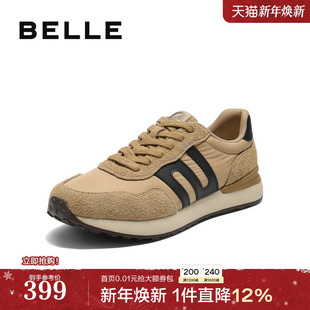 慢跑阿甘鞋 百丽男鞋 25秋新商场款 男士 D5V03CM5 厚底休闲德训运动鞋