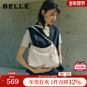 百丽包包女2026春商场同款 流浪摩卡中号单肩斜挎腋下包Z9411BX6