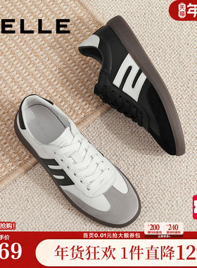 百丽男鞋户外休闲运动鞋夏季薄底复古阿甘鞋德训鞋板鞋子8BE01CM3