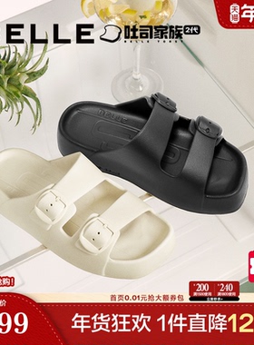 百丽生巧吐司溯溪版2代勃肯鞋女2025夏季防水可外穿拖鞋子D9F1BL5