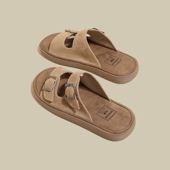 女夏季 钓鱼博肯鞋 外穿半拖鞋 真皮厚底勃肯鞋 2026新款 沙滩鞋 凉拖鞋