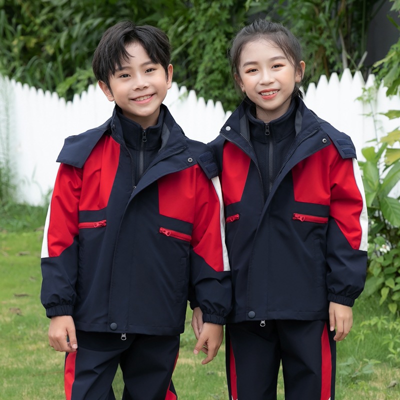 冬季学生三合一冲锋衣套装