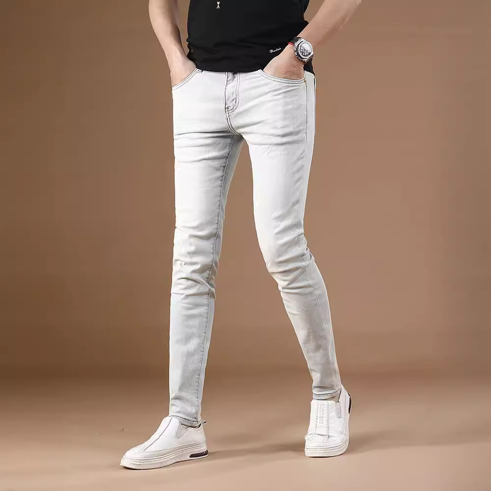 2024新款韩版弹力修身男牛仔裤