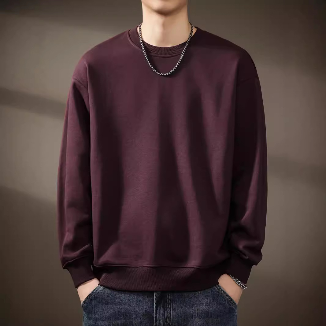 高端美式复古重磅卫衣男