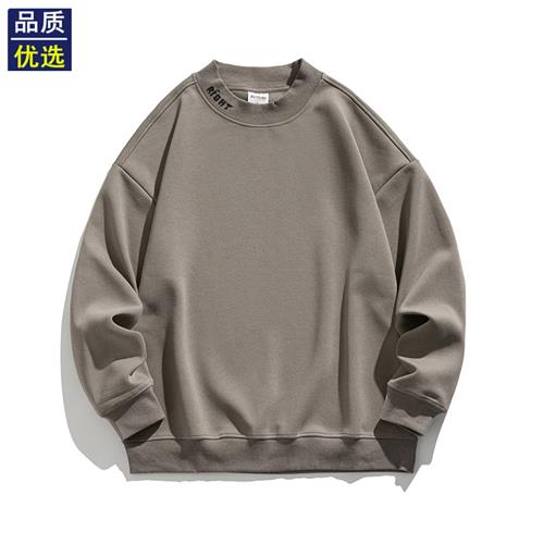半高领潮牌卫衣男士春秋款黑色男款衣服春季2025新款长袖大码百搭