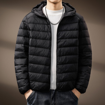 高端轻薄羽绒服男2025新款