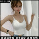性感U型美背吊带背心网红同款 JUST CC卡卡女装 聚拢胸垫运动内衣女
