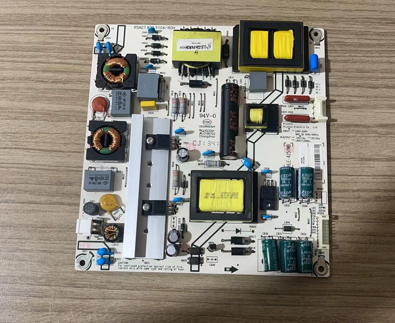 原装海信LED50K360J LED50EC300JD电源板 RSAG7.820.5104/ROH实拍