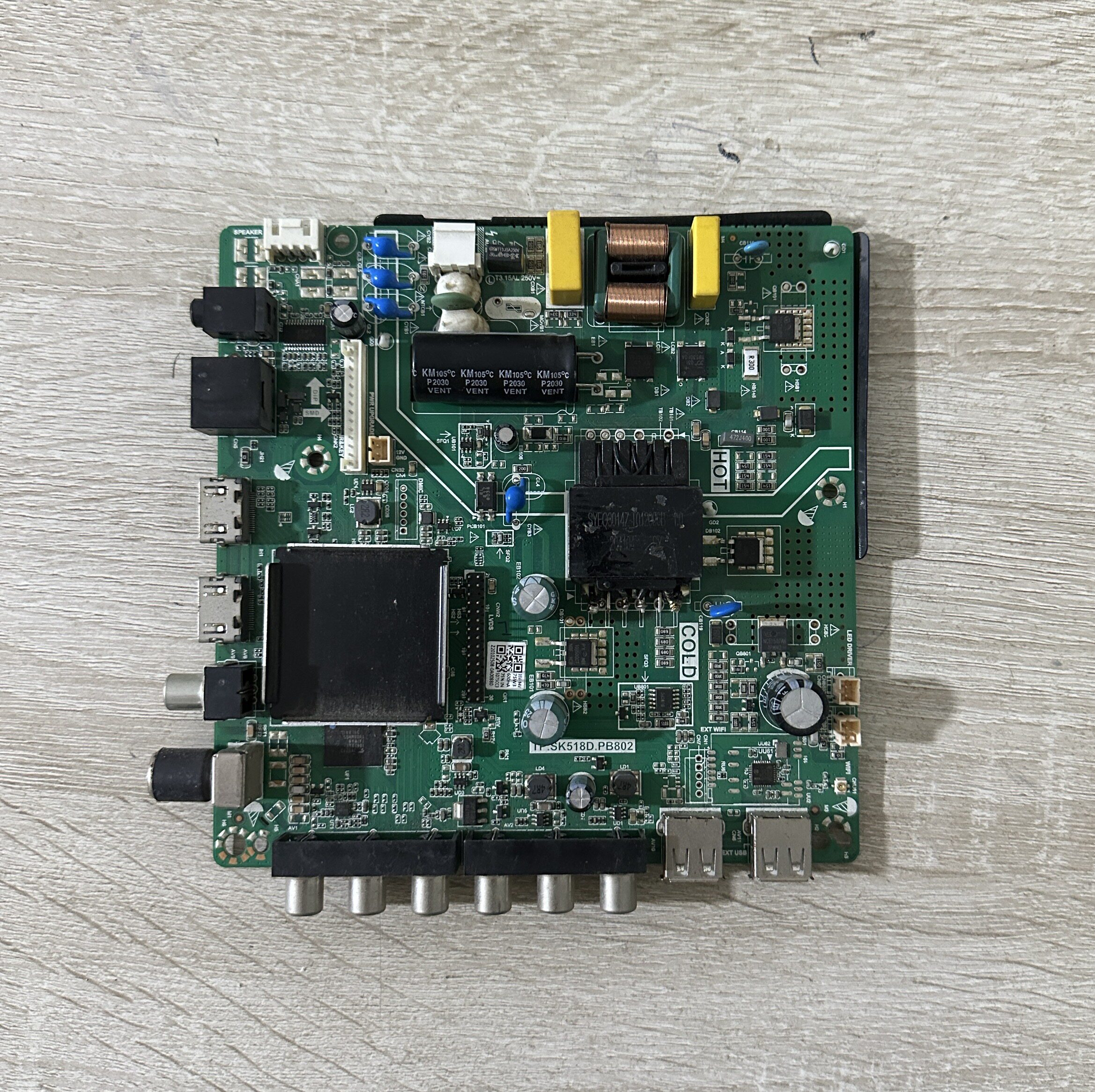 杂牌主板TP.SK518D.PB802 35V-94V//600MA(45W)实拍图